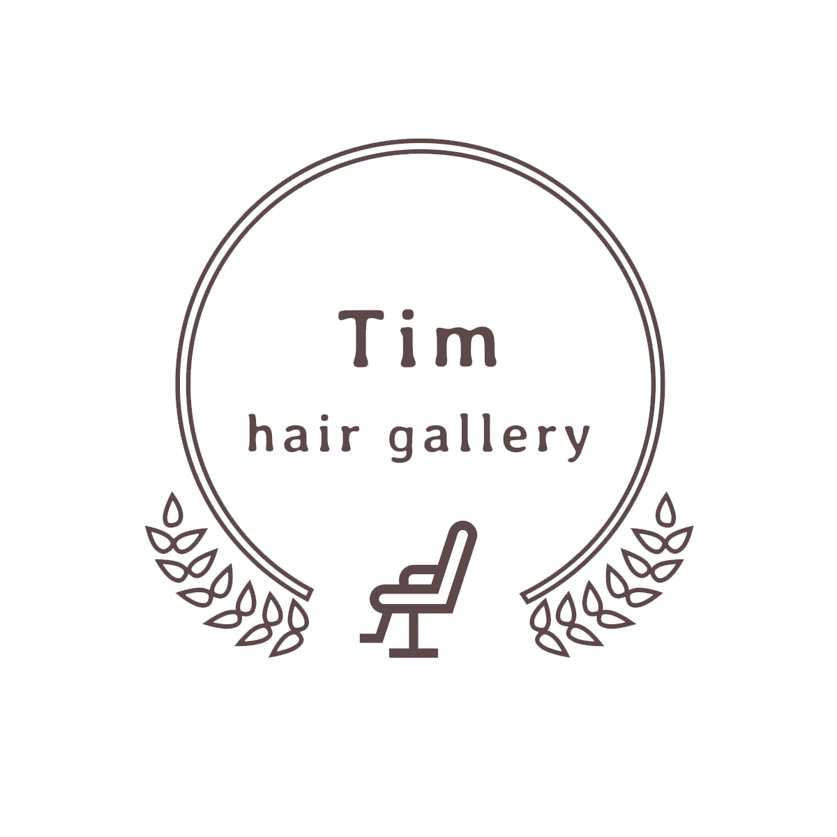【西武柳沢駅の男性専用美容院】Tim hair gallery【美容室】のロゴ